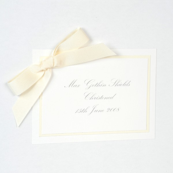 Classic Christening Guest Book