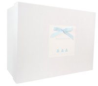 Baby Keepsake Box - Blue Teddies