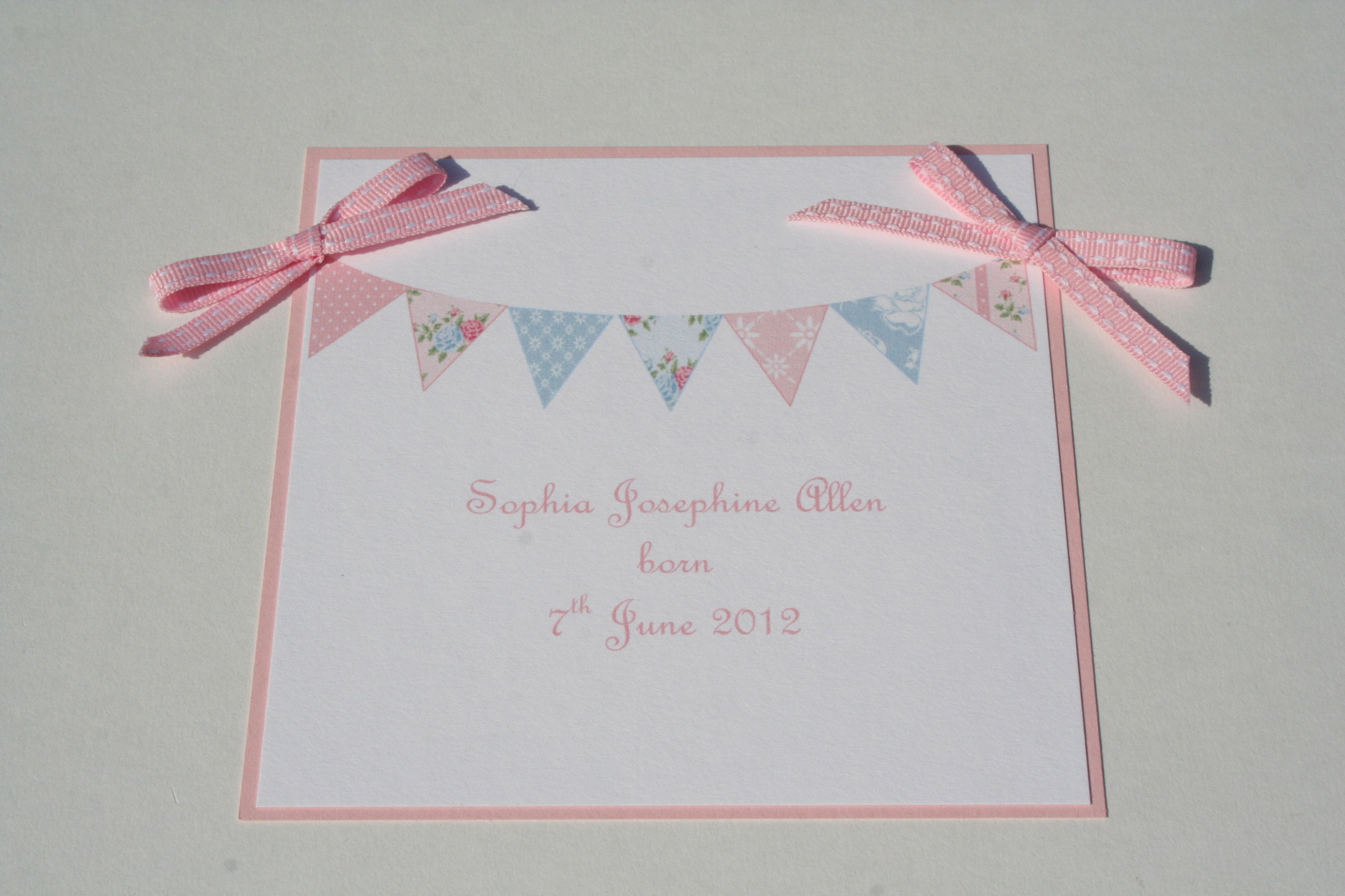 Baby 'bunting' Christening or Naming Day keepsake box