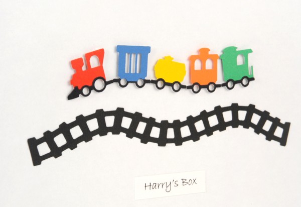 Boy's Train Keepsake Box