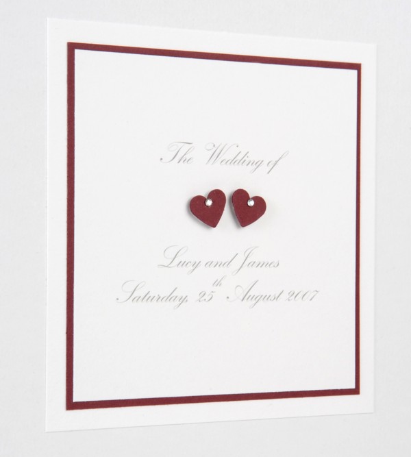 Wedding 'hearts' Keepsake Box