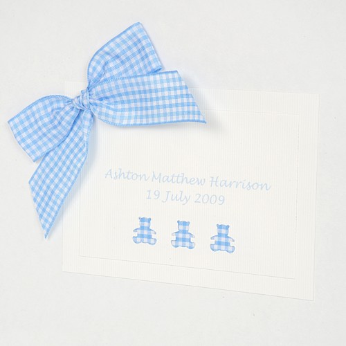 Gingham Album in matching Box
