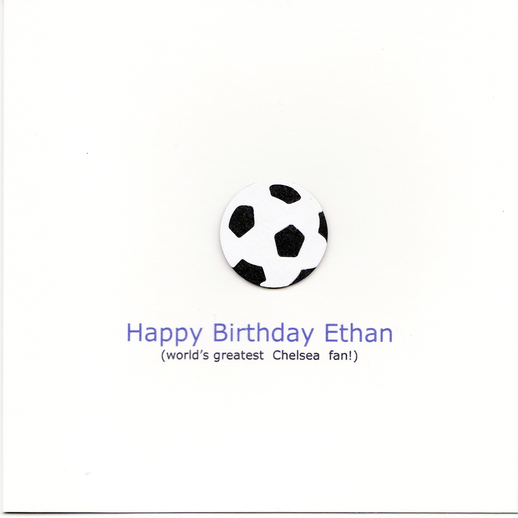 Birthday Card - Football