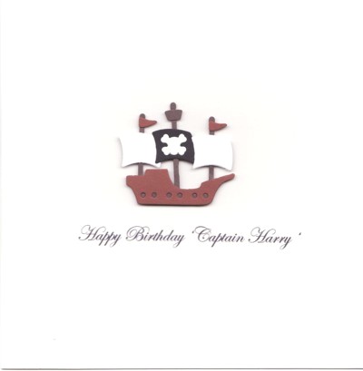 Birthday  Card- Pirate