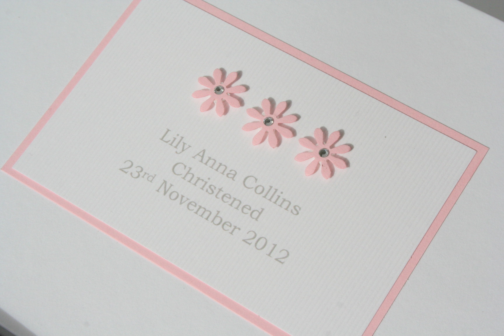 Little daisies Christening or Naming Day Guest Book