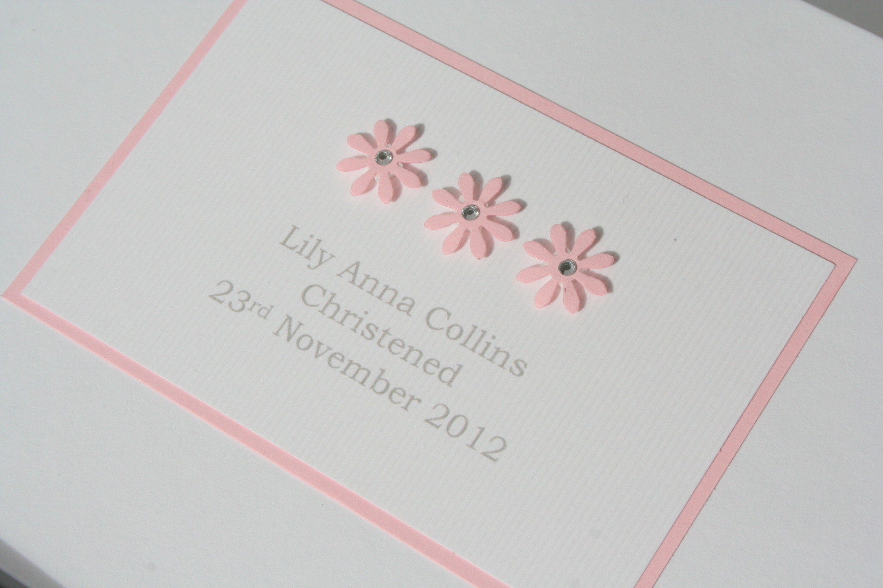 Little daisies Christening or Naming Day Guest Book