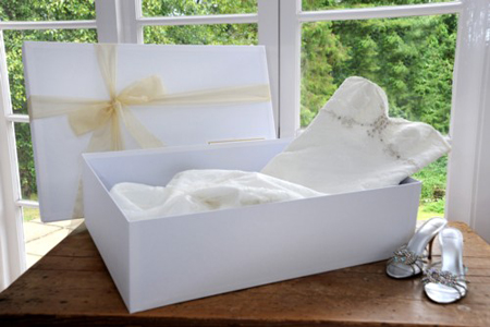 wedding dress boxes