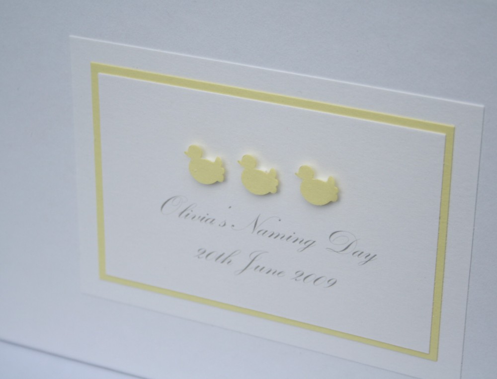 Little ducks Christening or Naming Day Guest Book