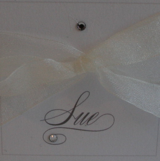 Organza flourish favour box