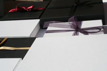 Photo Box plus length of ribbon