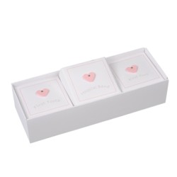 Set of 3 mini keepsakes - Hearts Set of 3 mini keepsakes - Hearts