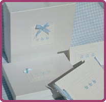 Gift Sets - Blue Gingham